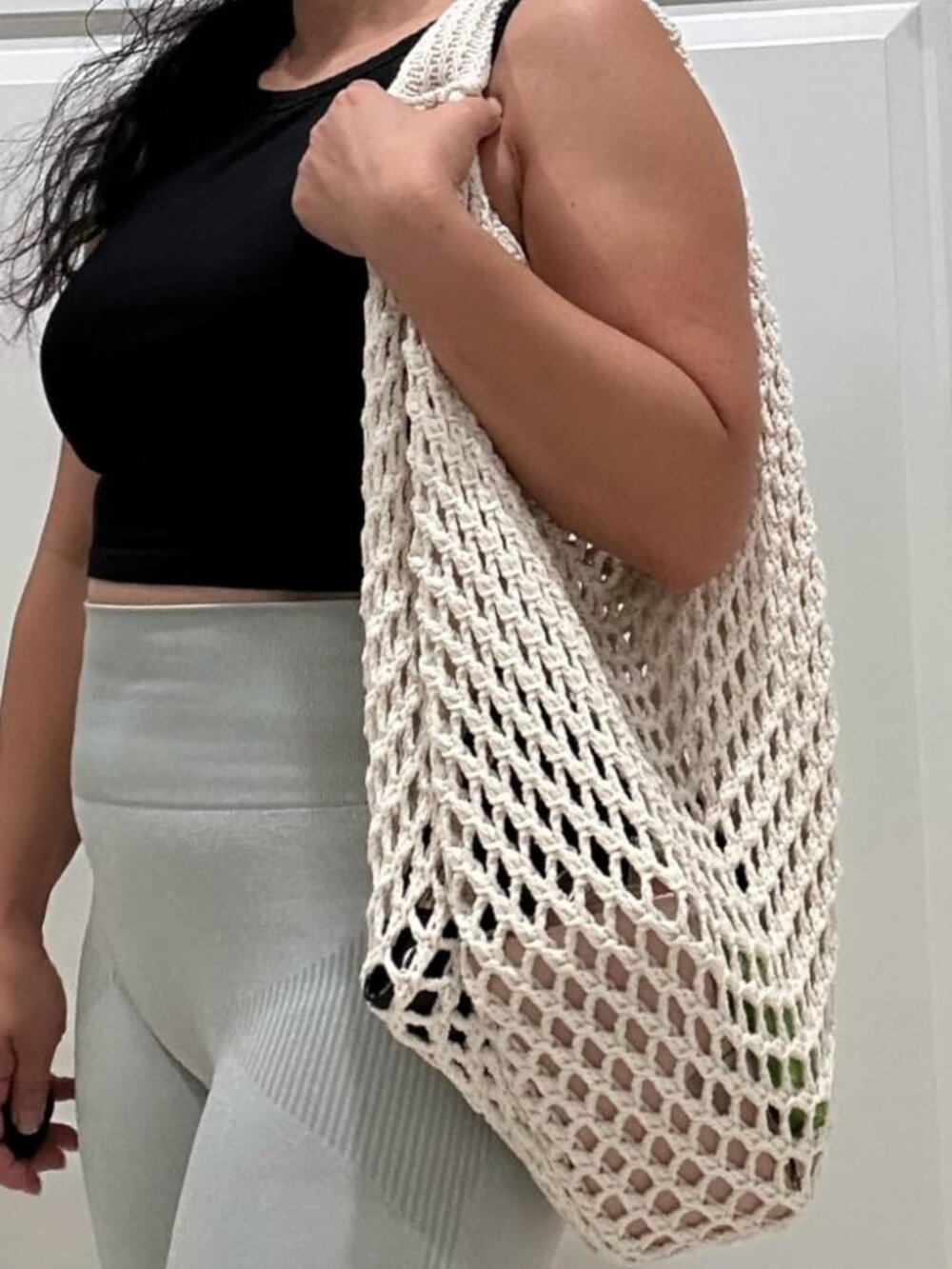 Neiman Marcus Beige Summer Beach Tote Bag